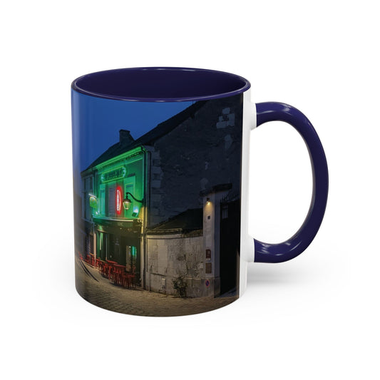 European Night Street Scene Mug | Accent Coffee Mug 11oz 15oz