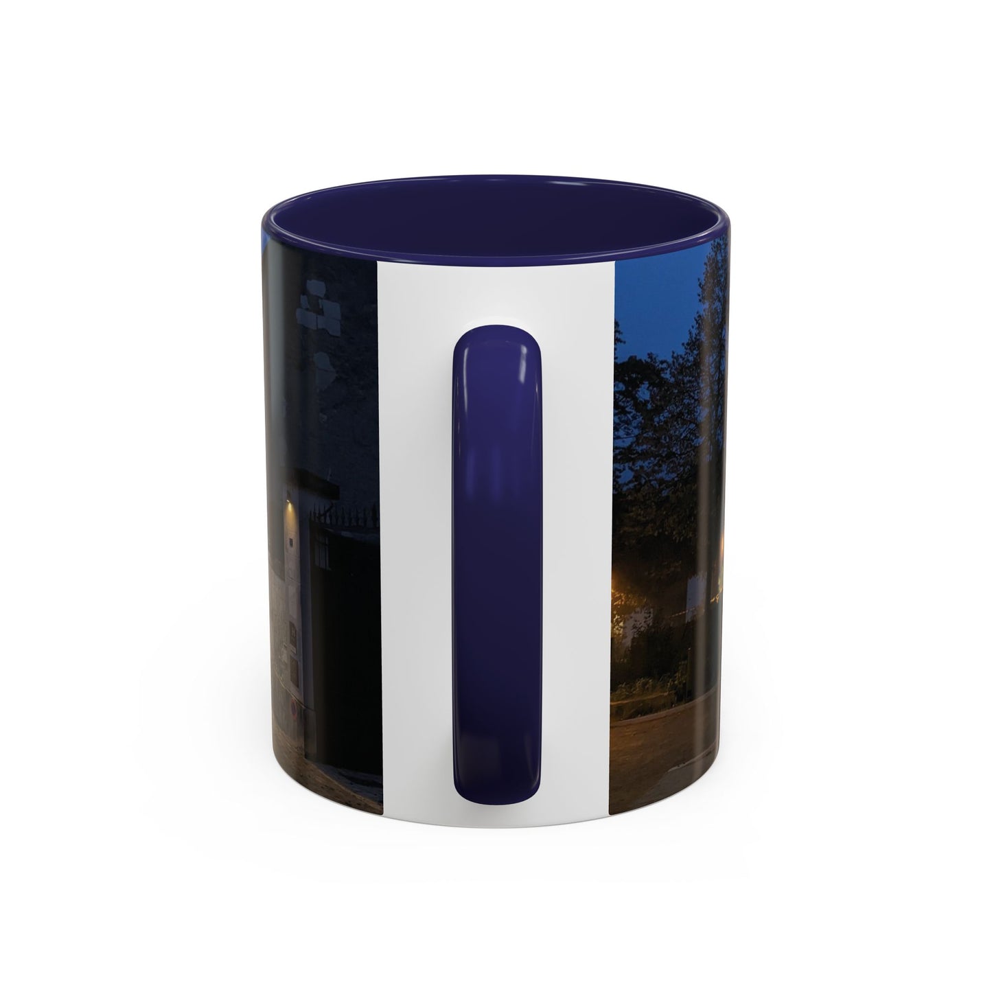 European Night Street Scene Mug | Accent Coffee Mug 11oz 15oz