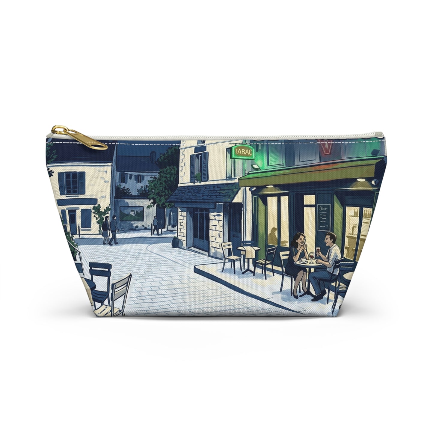 Vintage European Café Street Accessory Pouch
