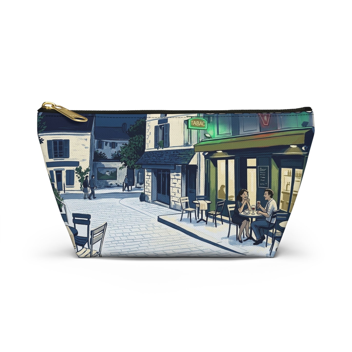 Vintage European Café Street Accessory Pouch