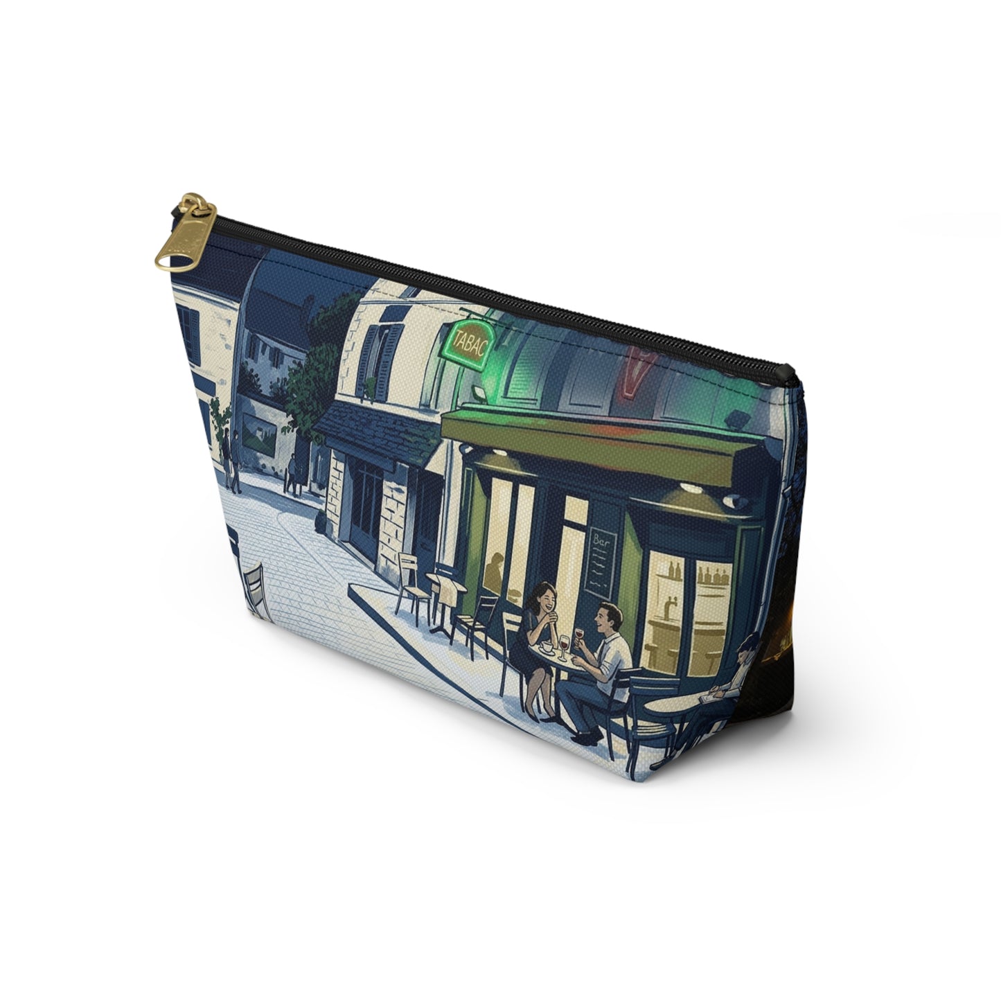 Vintage European Café Street Accessory Pouch