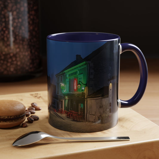 European Night Street Scene Mug | Accent Coffee Mug 11oz 15oz